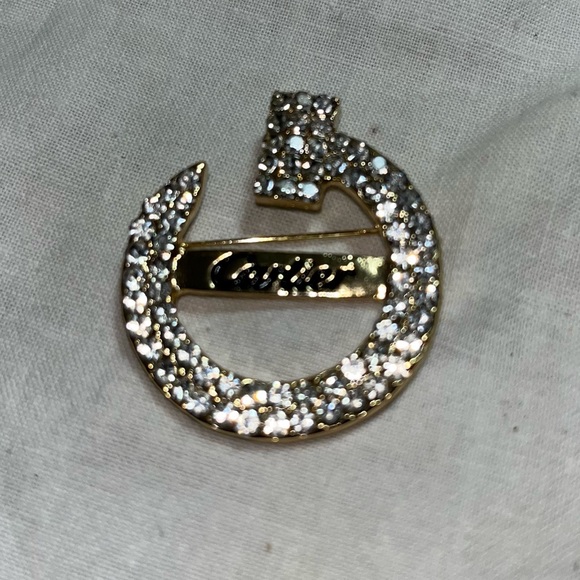 Cartier Jewelry - Cartier Gold and Silver Brooch